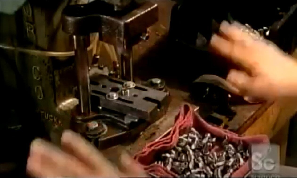  Vintage Joraco Press TOGGLE-AIRE® Series Marking Press on Science Channel's How It's Made